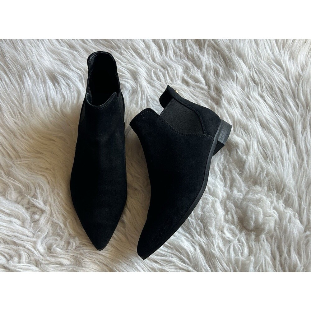 Cole Haan Grand.OS Women’s Size 6 Black Suede Pointed Toe Chelsea Booties